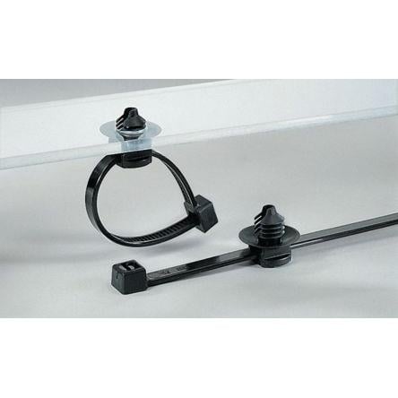 Stahovací páska Uvnitř vroubkované 150-77941 T50RFT6-PA66HS/PA66HIRHS-BK 202 mm 4.6mm Černá Nylon 66 HellermannTyton