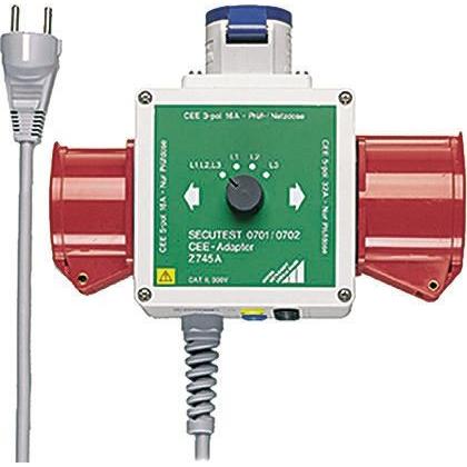Adaptér pro testování PAT Z745A, Adaptér, pro použití s: SECUTEST S II Gossen Metrawatt