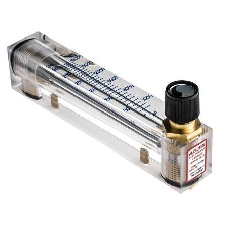 Key Instruments, řada: FR4500 Variabilní plocha Průtokoměr Plyn 30L/min → 280L/min max. tlak 6.89 bar