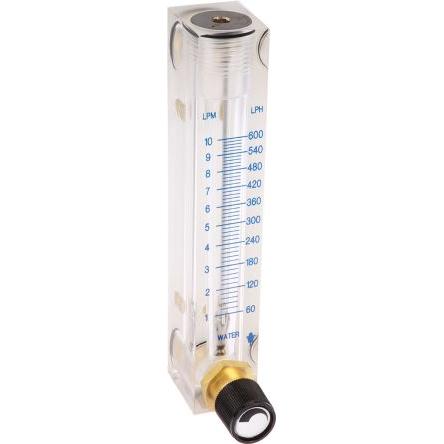 Key Instruments, řada: FR4500 Variabilní plocha Průtokoměr Kapalina 0.8L/min → 9L/min max. tlak 6.89 bar