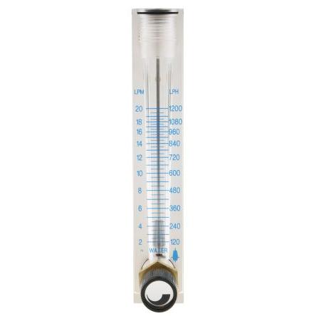 Key Instruments, řada: Flo-Rite Variabilní plocha Průtokoměr Kapalina 1.5L/min → 20L/min max. tlak 6.89 bar