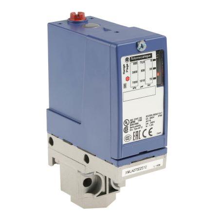 Telemecanique Sensors Tlakový snímač, řada: XMLA Diferenciální 50 bar Přípojka 70 bar pro Hydraulické kapaliny, výstup: