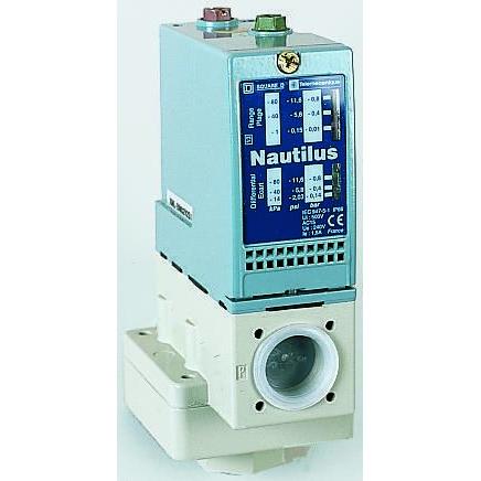 Telemecanique Sensors Tlakový snímač, řada: XMLB Diferenciální -0.87 bar Šroubová svorka -0.01 bar pro Vzduch, Čistá