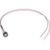 Indikátor pro montáž do panelu Prominentní barva Červená Olověný drát, 1.9V dc Oxley, IP68