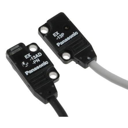 Panasonic Fotoelektrický snímač, řada: EX10 LED Blok Vodič, výstup: PnP Jednocestný IP67