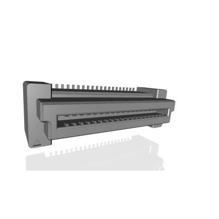 Patice PCB, řada: Free Height, orientace těla: Rovný, rozteč: 0.8 mm Deska-deska, počet kontaktů: 40, počet řad: 2,