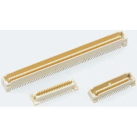 Patice PCB, řada: Free Height, orientace těla: Rovný, rozteč: 0.8 mm Deska-deska, počet kontaktů: 100, počet řad: 2,