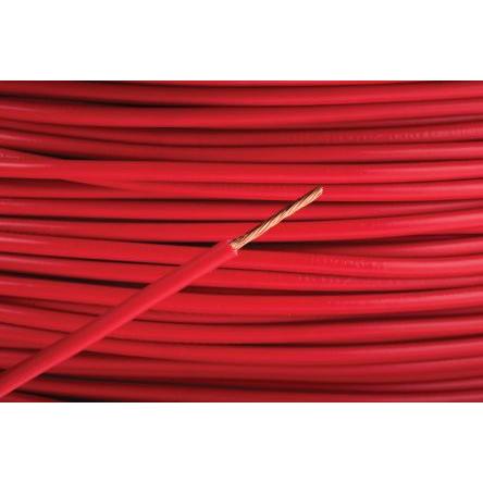 Zapojovací vodič, řada: 2491X, prameny vodičů: 32/0.2 mm, Červená, 500V 100 m 17 AWG Polyvinylchlorid, Polyvinylchlorid