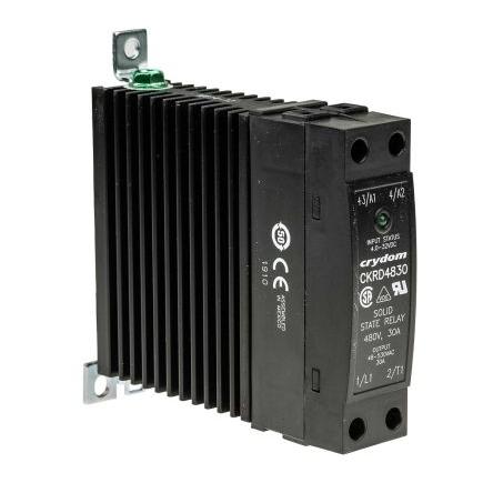 Crydom Polovodičové relé 30 A Lišta DIN 530 V ac CKR48 32V