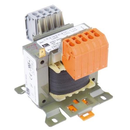 Transformátor pro montáž na podvozek 63 VA, počet výstupů: 2, sekundární napětí: 2 x 115 V ac Block