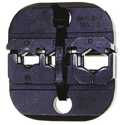 Sada krimpovacích čelistí, řada: Pro-Crimper III TE Connectivity Černá