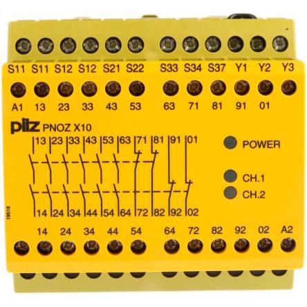 Pilz PNOZ X10 Bezpečnostní relé 24V dc 4 6