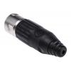 Switchcraft Konektor XLR, barva Přírodní, počet kontaktů: 3, orientace těla: Rovný Vnější, pokovení: Stříbrná, Kabel,