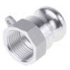 Přípojka hadicová Přípojka 1palcový, Hliník, vnitřní průměr hadice: 25.4 mm (vnitřní prům.), pracovní tlak: 17 bar RS