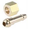 Přípojka hadicová Přípojka 3/8" BSP, Mosaz, vnitřní průměr hadice: 9.53 mm (vnitřní prům.) RS PRO