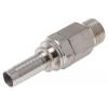 Přípojka hadicová Přípojka Se závitem, Nerezová ocel, vnitřní průměr hadice: 12.7 mm (vnitřní prům.), pracovní tlak: 20