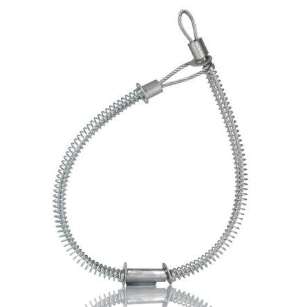 Pojistné lanko hadice délka 540 mm, Pozinkovaná ocel RS PRO