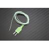 Termočlánek s odkrytým spojem 1 m kabel typ K Perfluoralkoxyalkan 1 m sonda, -75 °C 1 mm na 250 °C IEC, RoHS Compliant