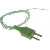 Termočlánek s odkrytým spojem 1 m kabel typ K Perfluoralkoxyalkan 1 m sonda, -75 °C 1 mm na 250 °C IEC, RoHS Compliant