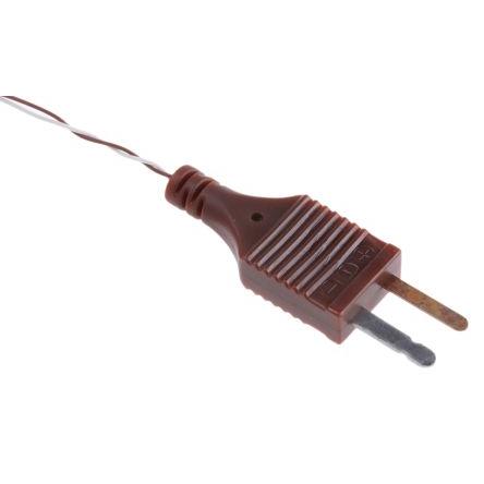 Termočlánek s odkrytým spojem RS PRO 1 m kabel typ T Perfluoralkoxyalkan 1 m sonda, -75 °C 1 mm na 250 °C IEC, RoHS