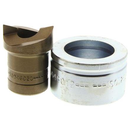 Sada razníků a matric, počet kusů: 1 Greenlee Děrovací a matricový nástroj Greenlee 25.4 mm Kulatý Hydraulika