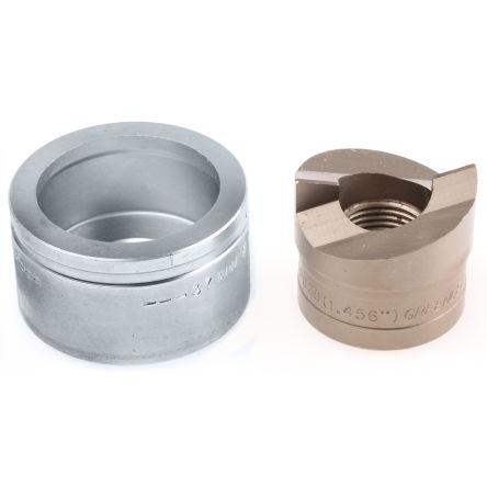 Sada razníků a matric Greenlee 15.2-64.0 mm Kulatý Hydraulika