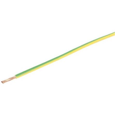 Zapojovací vodič, řada: 6491B, typ kabelu: Instalační trubka, typ kabelu: 6491B, prameny vodičů: 7/0.53 mm, Zelená,