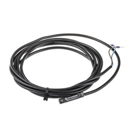 Pneumatický spínač, řada: M/50, Kabel, Zásuvný, Zapuštěná montáž 170V ac, 240 V ac Indikátor LED, Jazýčkové Norgren