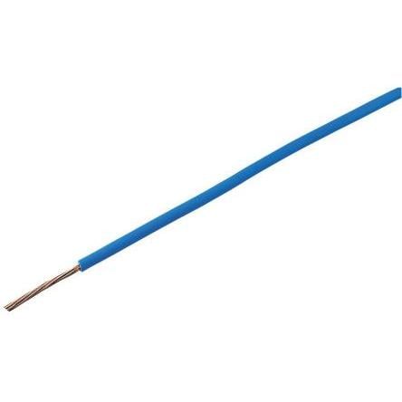 Zapojovací vodič, řada: 6491B, typ kabelu: Instalační trubka, typ kabelu: 6491B, prameny vodičů: 7/0.85 mm, Modrá, 750V