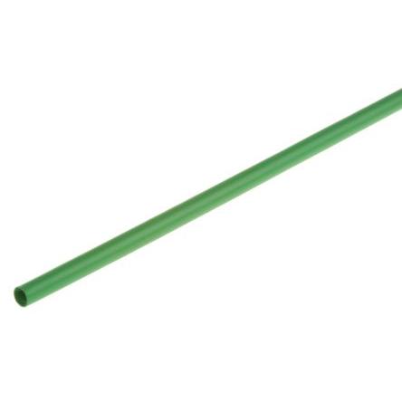 TE Connectivity Teplem smrštitelné bužírky průměr 2.4 mm Zelená smršťovací poměr 2:1 Polyolefin 1.2m, řada: RNF-100