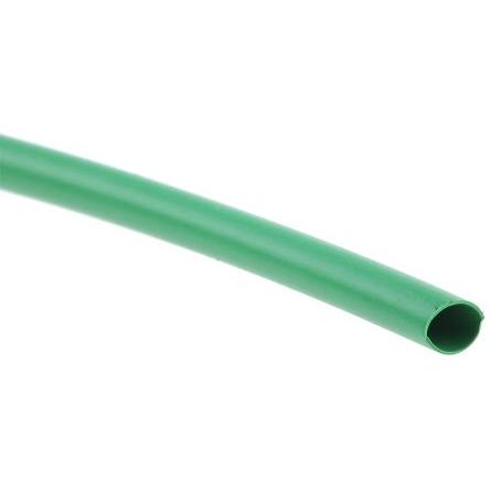 TE Connectivity Teplem smrštitelné bužírky průměr 3.2 mm Zelená smršťovací poměr 2:1 Polyolefin 1.2m, řada: RNF-100