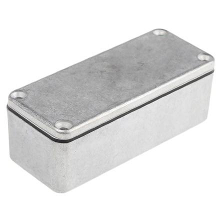 Hammond Pouzdro, řada: 1590 IP65 Stíněné barva Přírodní barva Přírodní Odlévaný hliník 93 mm 31 mm 39 mm Silikon