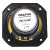 50W FRS 10 WP 4 OHM (BLACK), Bílá, Černá, 4 Ω Visaton Přenosný reproduktor 90 Hz 19 kHz