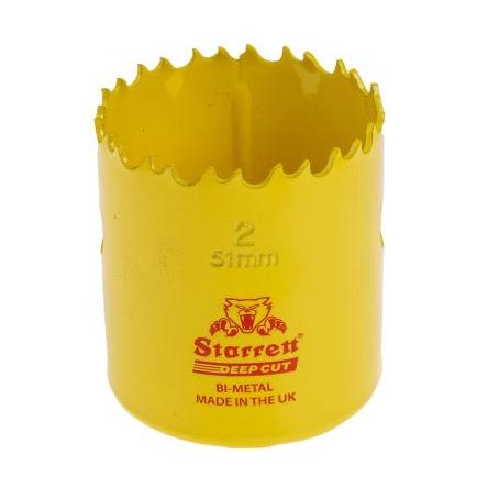 Vrták, Rychlořezná ocel, Plech z měkké oceli, Nerezová ocel 51 mm Bimetal hloubka řezu 38 mm Starrett