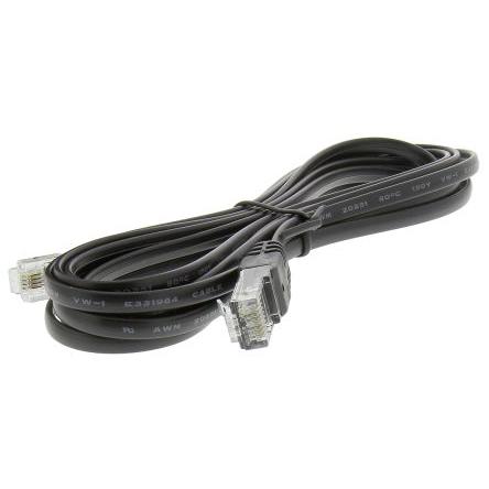 Decelect Cat5 Ethernetové kabely, řada: SPE, Černá, Polyvinylchlorid 3 m, typ pláště: F/UTP