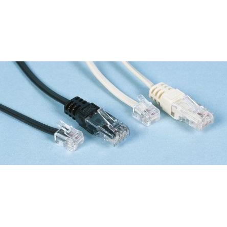 Decelect Cat5 Ethernetové kabely, řada: SPE, Bílá, Polyvinylchlorid 3 m, typ pláště: F/UTP