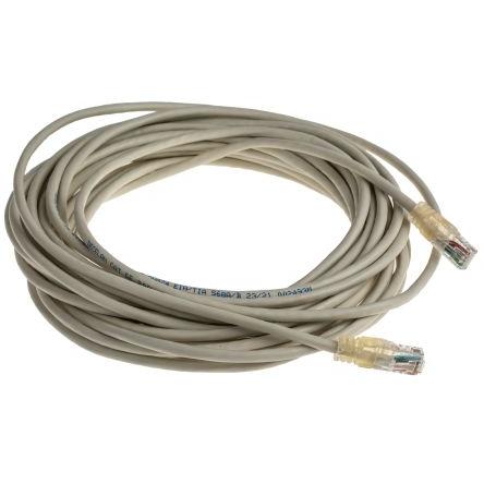 Decelect Cat5 Ethernetové kabely, řada: DECELAN, Šedá, Polyvinylchlorid 10 m 8, typ pláště: Nestíněný Nestíněný