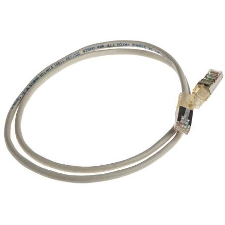 Decelect Cat5 Ethernetové kabely, řada: SPE, Šedá, Polyvinylchlorid 1 m, typ pláště: Stíněné