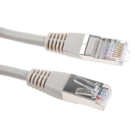 Decelect Cat5 Ethernetové kabely, řada: SPE, Šedá, Polyvinylchlorid 3 m, typ pláště: Stíněné