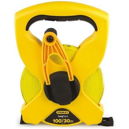 Pásmové měřidlo, délka: 30 m šířka lopatky 12 mm Stanley, řada: 100/30 Metrické