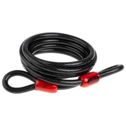 ABUS Lankový zámek, Lano se dvěma smyčkami, průměř řetězu: 8 mm, Ocel, délka: 1.829 m