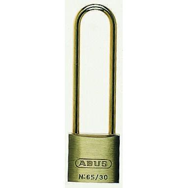 ABUS Visací zámek odolný vůči povětrnostním vlivům S klíčem Odolnost vůči povětrnostním vlivům, Mosaz Obojí 5 mm třmen,