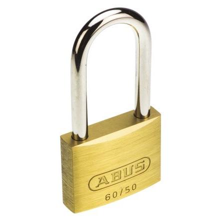 ABUS Visací zámek S klíčem Stejné klíčování Odolnost vůči povětrnostním vlivům, Mosaz, Ocel Obojí 8 mm třmen, Mosaz 50mm