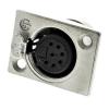 Neutrik Konektor XLR, počet kontaktů: 7, orientace těla: Rovný Vnitřní, pokovení: Stříbro přes nikl, Panel, 50V,