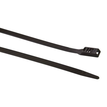 Stahovací páska Stahovací páska 112-53060 PE530-PA66HSW-BK 535 mm 9mm Černá Nylon 66 HellermannTyton