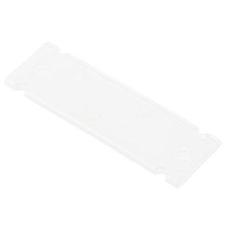 Označovač kabelu, řada: HC12 Držák vázacích pásek 35 mm x 13mm HellermannTyton Průhledné 525-13353 HC12-35-PEUV-CL