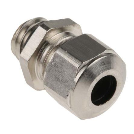 Kabelová průchodka, řada: A1 A1000.08.050 Kovová Niklovaná mosaz, IP68, IP69K M8 SES Sterling 3.5 mm až 5 mm