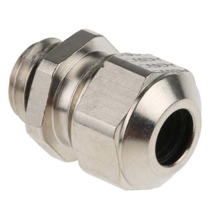 Kabelová průchodka, řada: A1 A1000.10.060 Kovová Niklovaná mosaz, IP68, IP69K M10 SES Sterling 4 mm až 6 mm