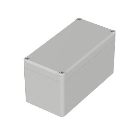 Bopla Pouzdro, řada: Euromas II IP65 Nestíněný barva Světle šedá barva Světle šedá ABS 160 mm 87 mm 80 mm Polychloropren