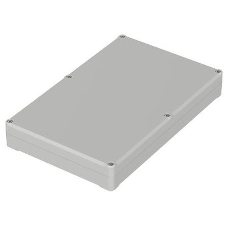 Bopla Pouzdro, řada: Euromas II IP65 Nestíněný barva Světle šedá barva Světle šedá ABS 250 mm 37 mm 160 mm